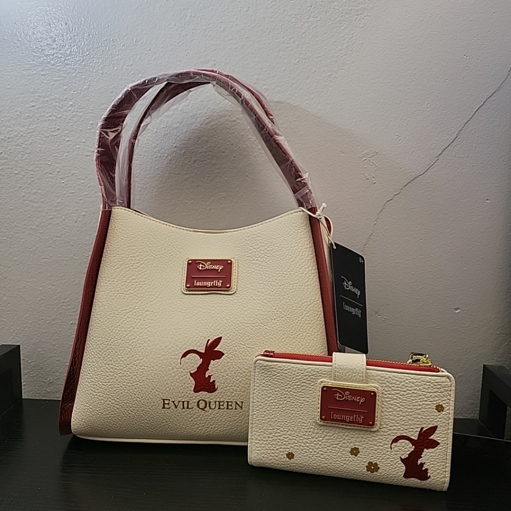 Loungefly Cream and Red Evil Queen Mini Bag